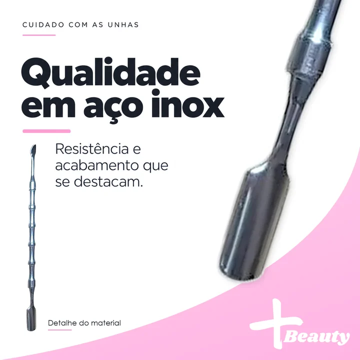 Qualidade em aço inox: detalhe do material e do acabamento da MB1